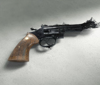 Image of dissolving handgun 